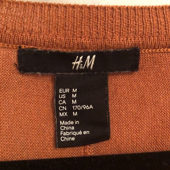 H&M ladies sweater size M, copper colour - Picture 5 of 5
